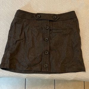 GAP dark grey mini skirt size 4
